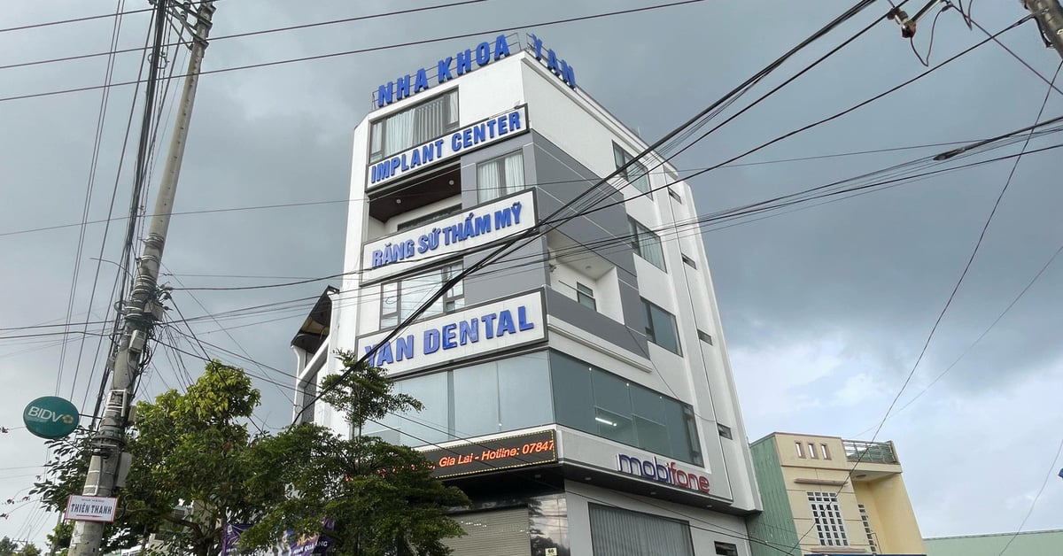 Suspend the operation of 2 unlicensed dental clinics in Gia Lai