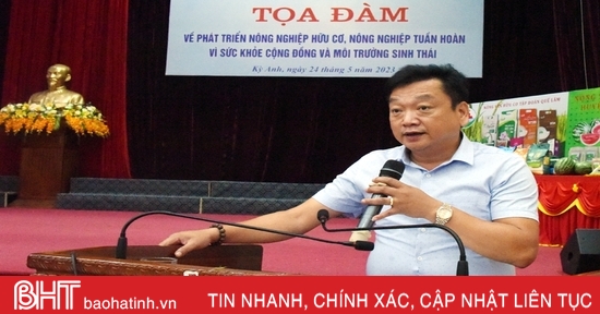 Kỳ Anh đưa chương trình phát triển nông nghiệp hữu cơ vào kế hoạch hàng năm