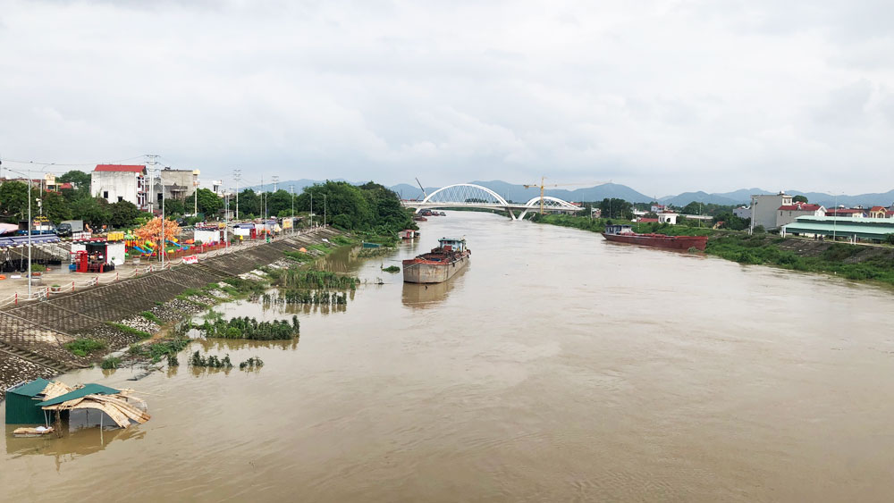 Bắc Giang, báo động, số 1, sông Thương, mưa lũ, thiên tai.