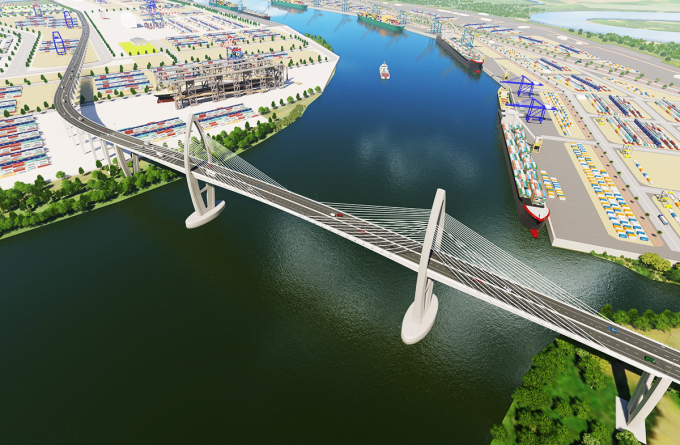 Perspective of Phuoc An bridge project. Photo: Department of Transport of Ba Ria - Vung Tau