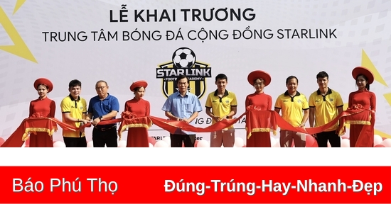 Khai trương Trung tâm bóng đá cộng đồng đầu tiên tại Phú Thọ