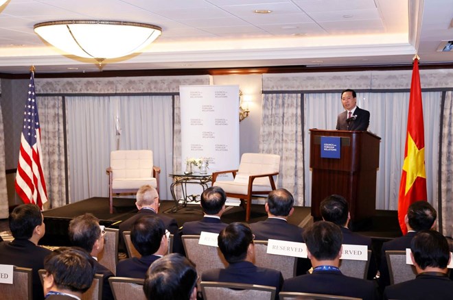 Full text of President Vo Van Thuong's speech at the US Council on Foreign Relations