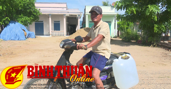 Muchos hogares de la comuna de Ham Phu tienen dificultades para encontrar agua para el uso diario.