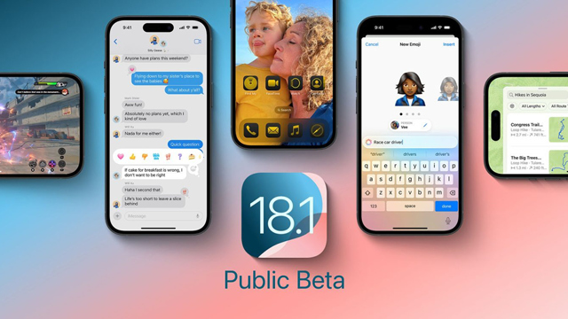 iOS 18.1 hat eine zweite öffentliche Beta