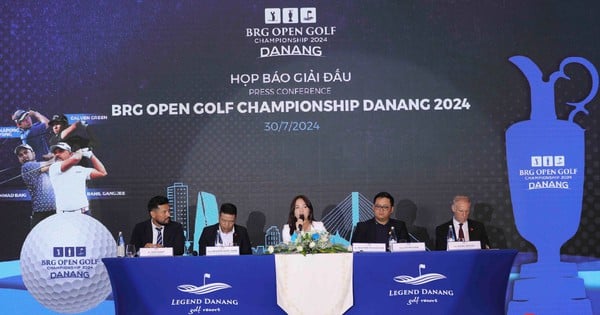 144 golfistas vietnamitas e internacionales de primer nivel compiten en el "BRG Open Golf Championship Danang 2024"