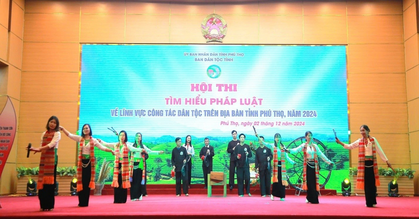 Hội thi tìm hiểu pháp luật về công tác dân tộc năm 2024 là hoạt động nằm trong Nội dung 02, Tiểu dự án 1, Dự án 10 về phổ biến giáo dục pháp luật và tuyên truyền, vận động đồng bào DTTS và miền núi thuộc Chương trình MTQG 1719 được Ban Dân tộc tổ chức nhằm thông qua hình thức sân khấu khóa tuyên truyền, phổ biến pháp luật.