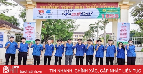 Tuổi trẻ Hà Tĩnh sẵn sàng đồng hành cùng sĩ tử