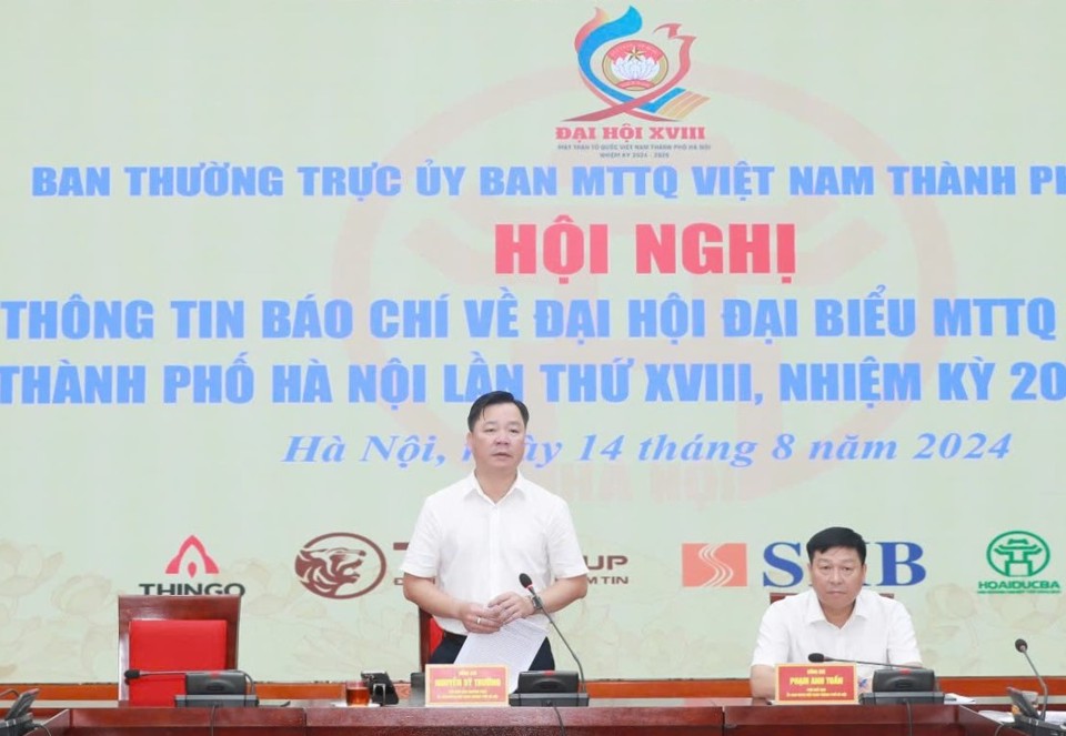 Phó Chủ tịch Thường trực Ủy ban Mặt trận Tổ quốc Việt Nam TP Hà Nội Nguyễn Sỹ Trường chia sẻ về những nét mới trong Đại hội đại biểu Mặt trận Tổ quốc Việt Nam TP Hà Nội lần thứ XVIII, nhiệm kỳ 2024-2029  