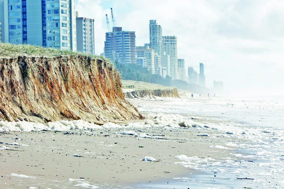 Erosion entlang der australischen Goldküste