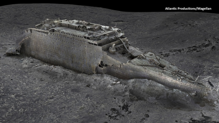 First 3D image of Titanic wreck at the bottom of the Atlantic Ocean released - 1