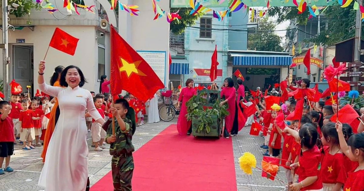 Sôi nổi hoạt động trong trường học nhân kỷ niệm Ngày Giải phóng Thủ đô