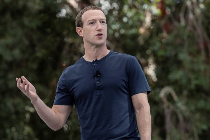 CEO Mark Zuckerberg tại Menlo Park, California, Mỹ ngày 27/9/2023. Ảnh: Reuters