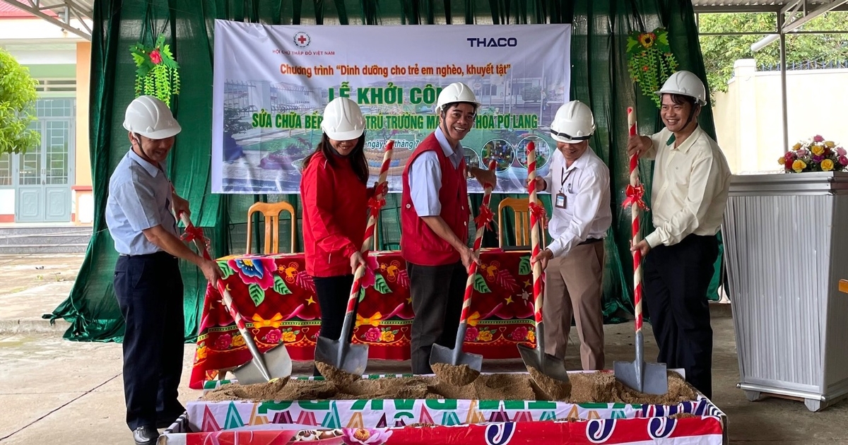 200 triệu đồng sửa chữa bếp ăn bán trú Trường Mẫu giáo Hoa Pơ Lang | Báo Gia Lai điện tử