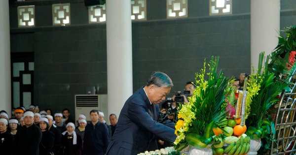 Feierliche Trauerzeremonie für General Nguyen Quyet gemäß dem staatlichen Bestattungsprotokoll