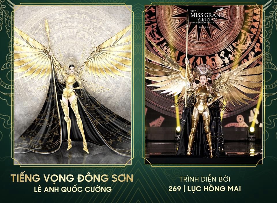 Đằng sau những bộ trang phục dân tộc ‘cồng kềnh’ ở Miss Grand Vietnam 2023 - Ảnh 3.