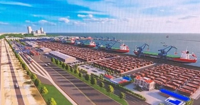 Le port de Quang Tri, d'une valeur de 14 200 milliards de VND, a officiellement commencé sa construction après 5 ans de travaux.