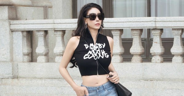 Miss Ha Kieu Anh, U50, shows off her spectacularly rejuvenated street style