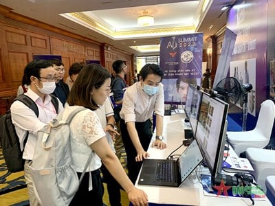 Many activities at Vietnam Artificial Intelligence Day 2023