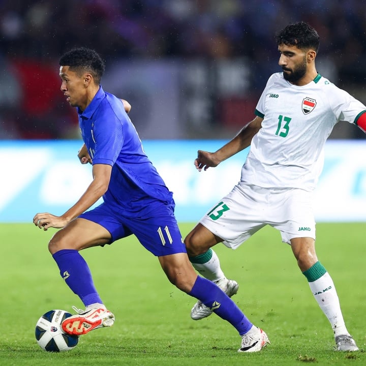 The Thai team faced many difficulties against Iraq in the final of King's Cup 2023.