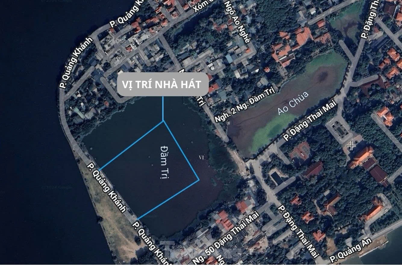 Close-up of the location and shape of the 10,000 billion VND Opera House near West Lake, photo 5