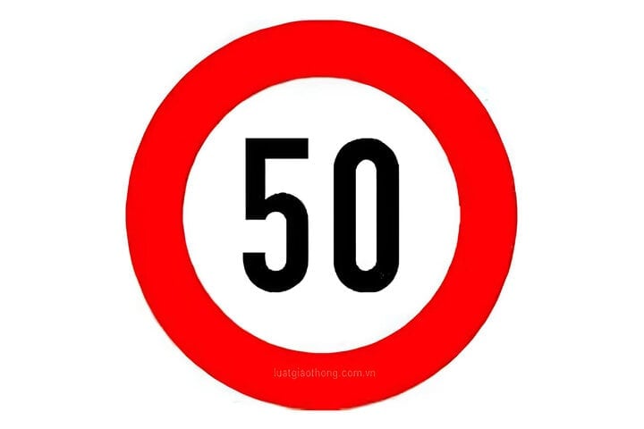 ¿Qué significa el número 50 en el cartel? - 1