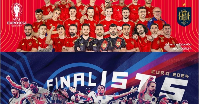 Compare Spain vs England squads at EURO 2024 final