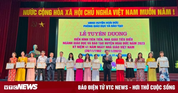 Huyện Hoài Đức tuyên dương điển hình tiên tiến, nhà giáo tiêu biểu 2023