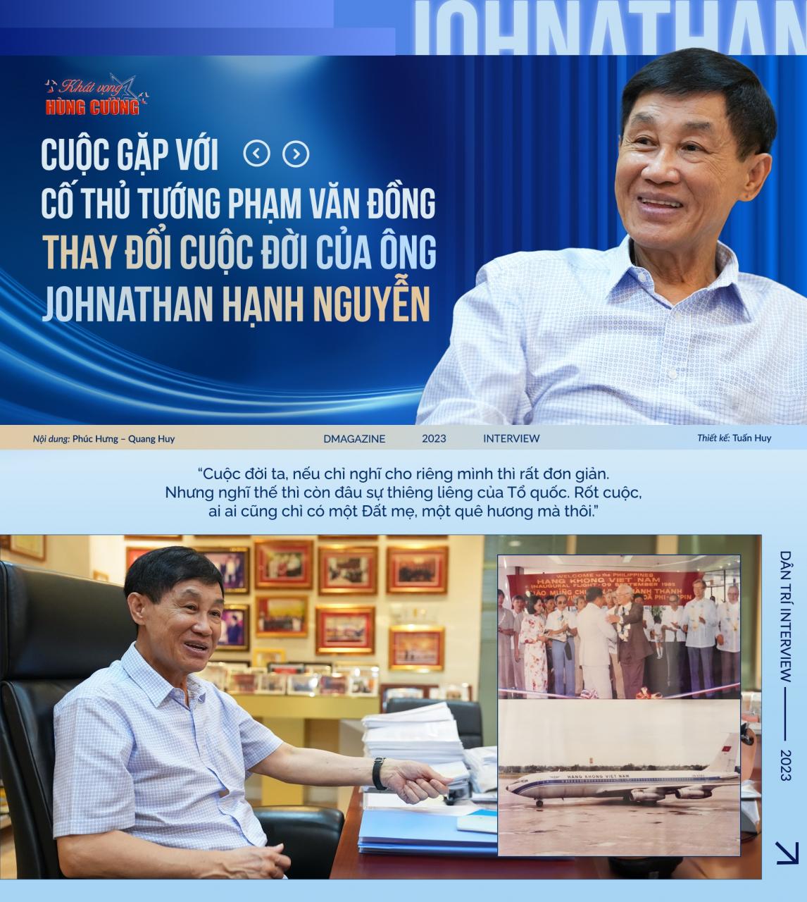 Meeting with late Prime Minister Pham Van Dong changed the life of Mr. Johnathan Hanh Nguyen