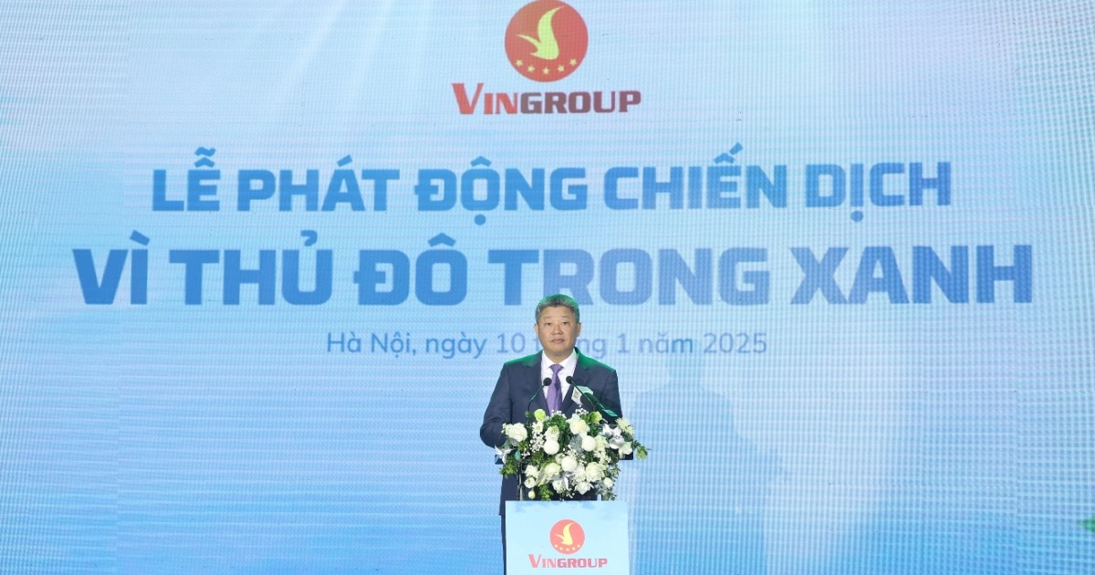 Tập đoàn Vingroup phát động chiến dịch "Vì Thủ đô trong xanh"