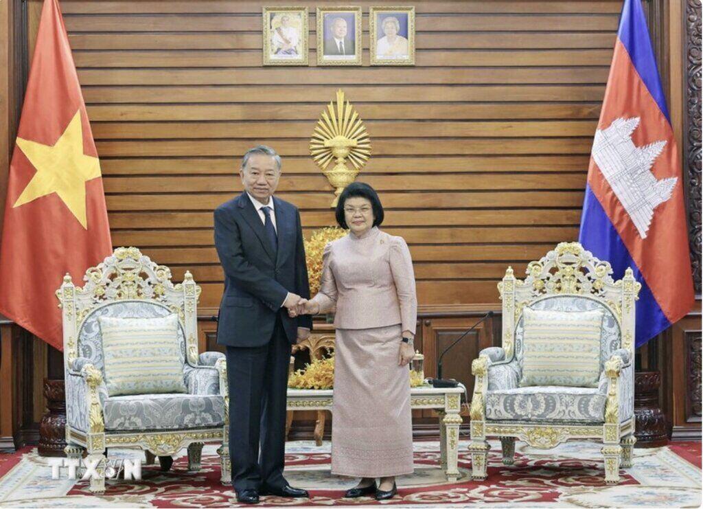 Cambodia's new National Assembly building donated by Vietnam is about to be inaugurated.