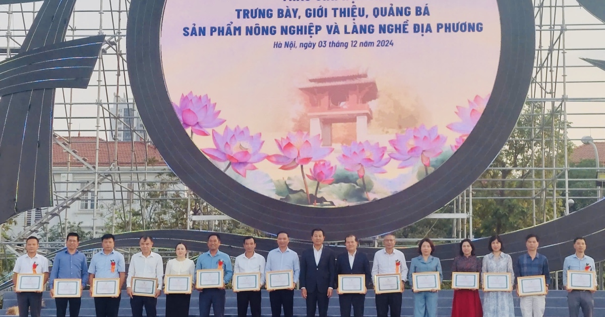 Bế mạc Festival sản phẩm nông nghiệp và làng nghề Hà Nội năm 2024