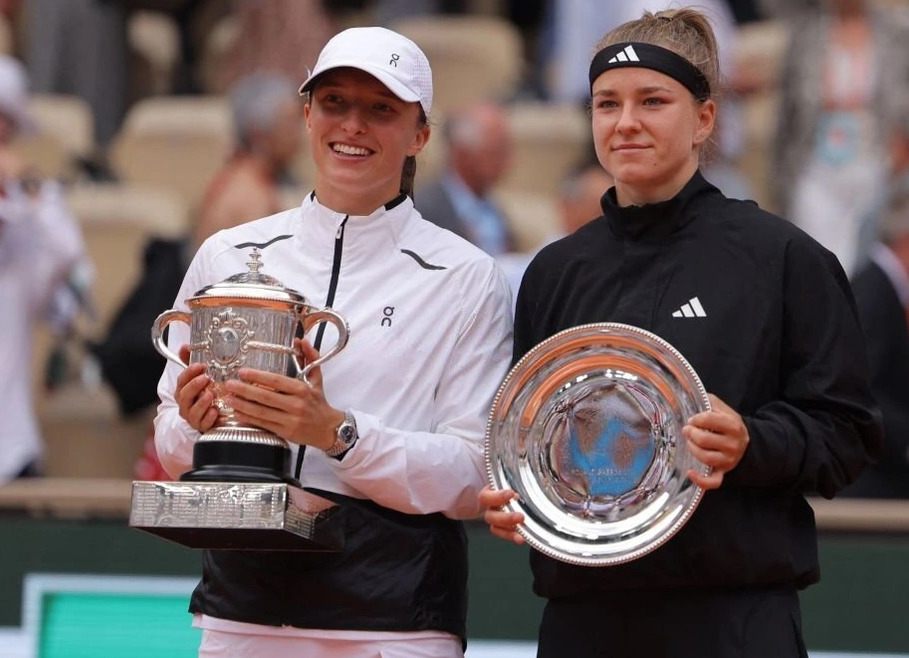 Muchova (rechts) hatte eine überraschende Saison. Foto: Eurosports