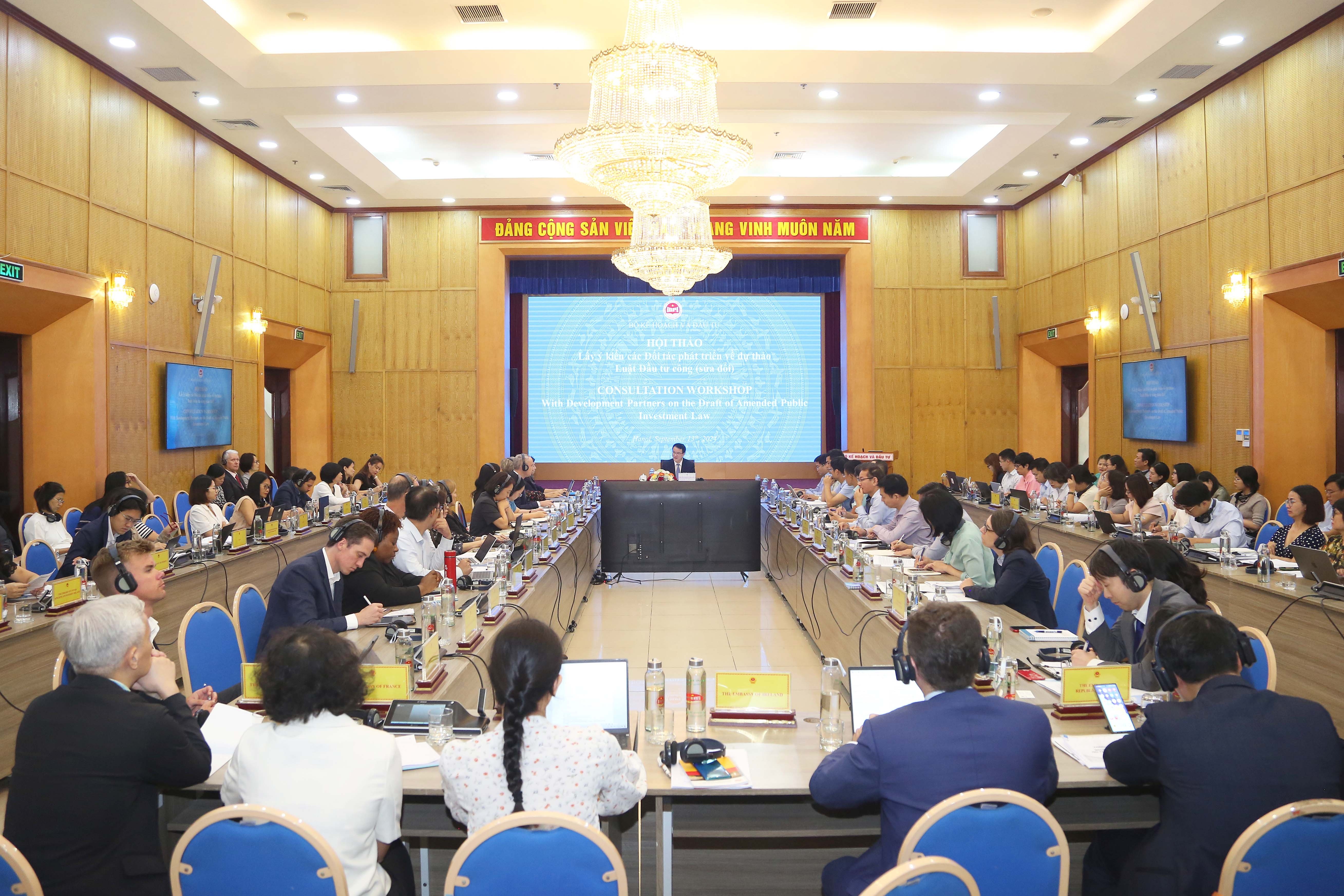 Consultation with Development Partners on the draft Law on Public Investment (amended)