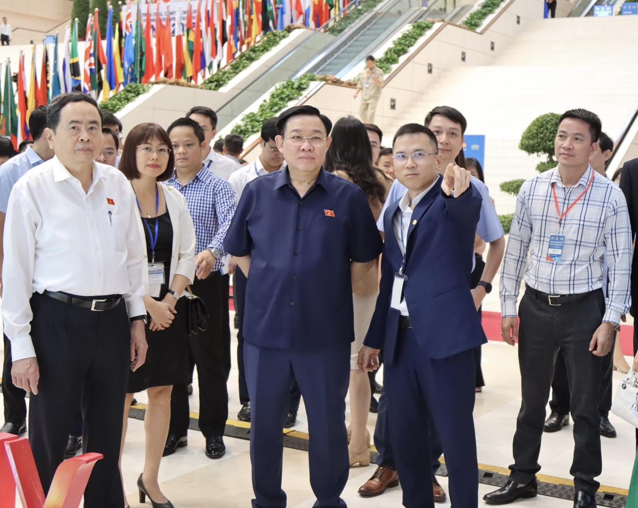 National Assembly Chairman attends rehearsal of 9th Global Conference of Young Parliamentarians