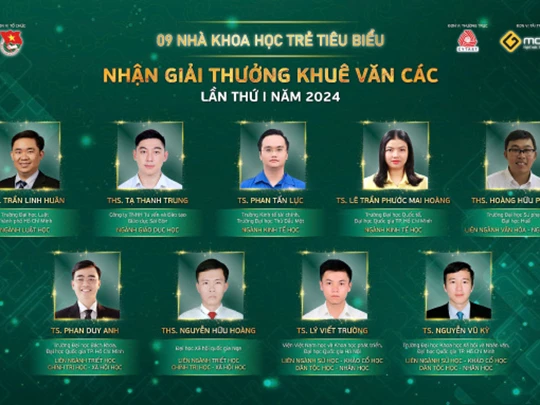 Revealing the first 9 winners of the Khue Van Cac Award