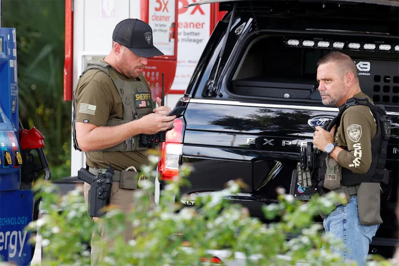 【写真】ドナルド・トランプ氏のゴルフコース付近の銃撃事件現場の捜査 写真9