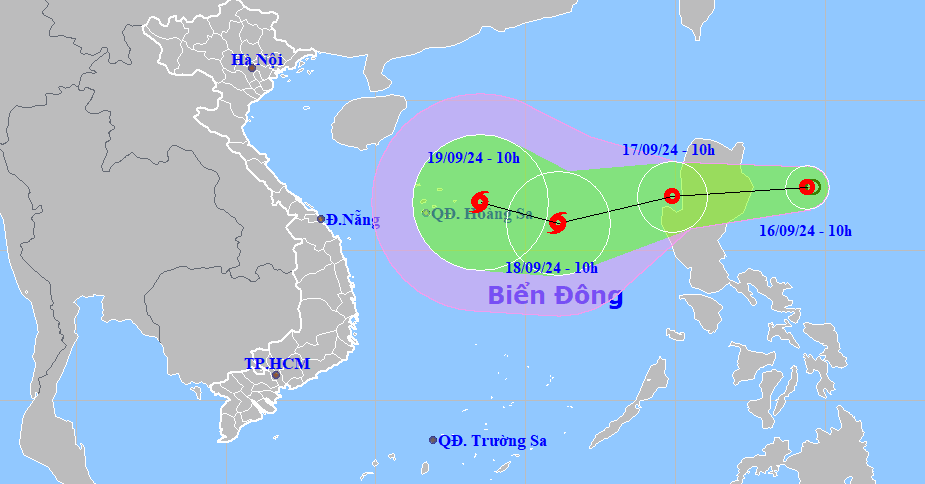 Tropical depression appears near East Sea, forecast to strengthen into storm