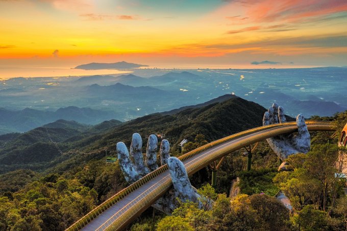 Goldene Brücke Da Nang. Foto: SG