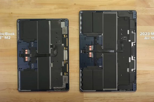 Внутри 15-дюймового MacBook Air