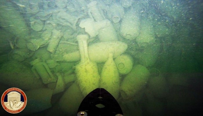 Wreck of ancient Roman cargo ship found off Rome