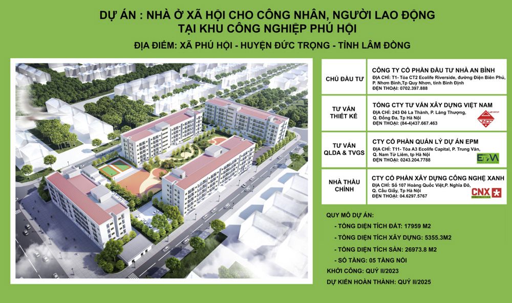 Immobilien - Lam Dong: Förderung der Entwicklung von Sozialwohnungsprojekten