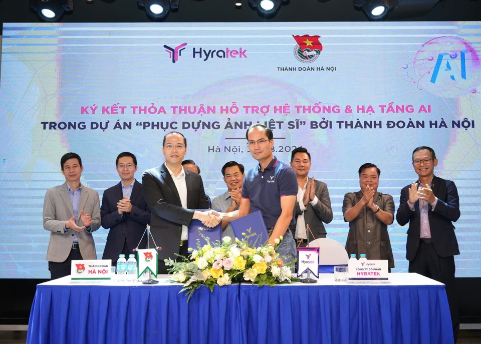 The signing of a cooperation agreement with Hyratek and Qualcomm will help the Hanoi Youth Union speed up the progress and quality of the project 