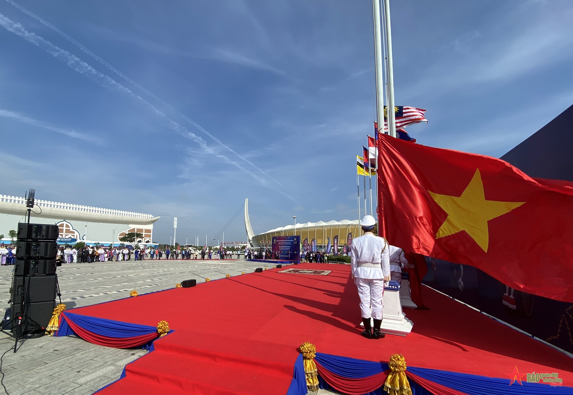 Ceremonia de izamiento de la bandera de los 12 Juegos Paralímpicos de la ASEAN