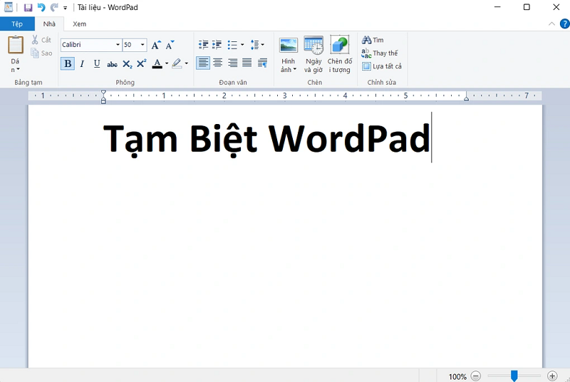 WordPad là phần mềm soạn văn bản đơn giản, đã gắn bó với các phiên bản Windows suốt 28 năm qua.