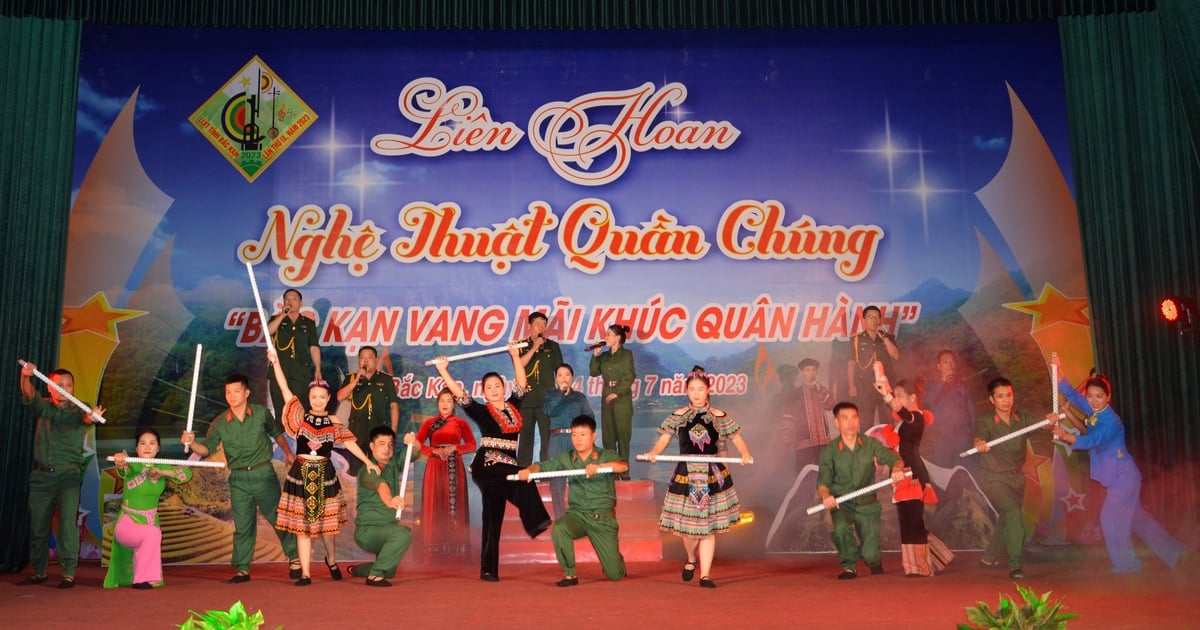 Liên hoan Nghệ thuật quần chúng LLVT tỉnh Bắc Kạn thành công tốt đẹp