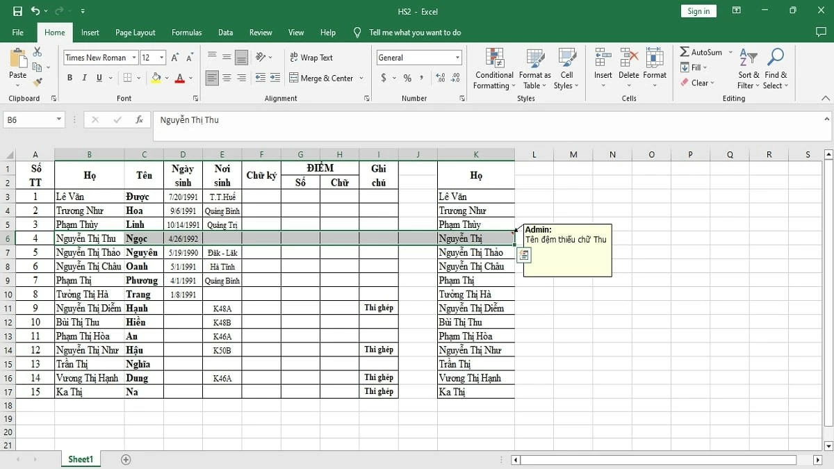 5 cách loại bỏ sự trùng lặp dữ liệu giữa 2 file Excel