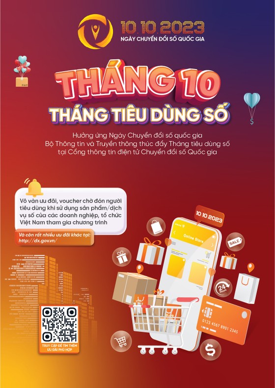 Bộ TT-TT triển khai “Tháng 10 - Tháng tiêu dùng số”, hưởng ứng Ngày Chuyển đổi số quốc gia ảnh 1