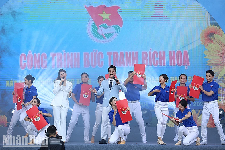 [Photo] Panorama of the Launching Ceremony of the 2024 Summer Youth Volunteer Campaign photo 1