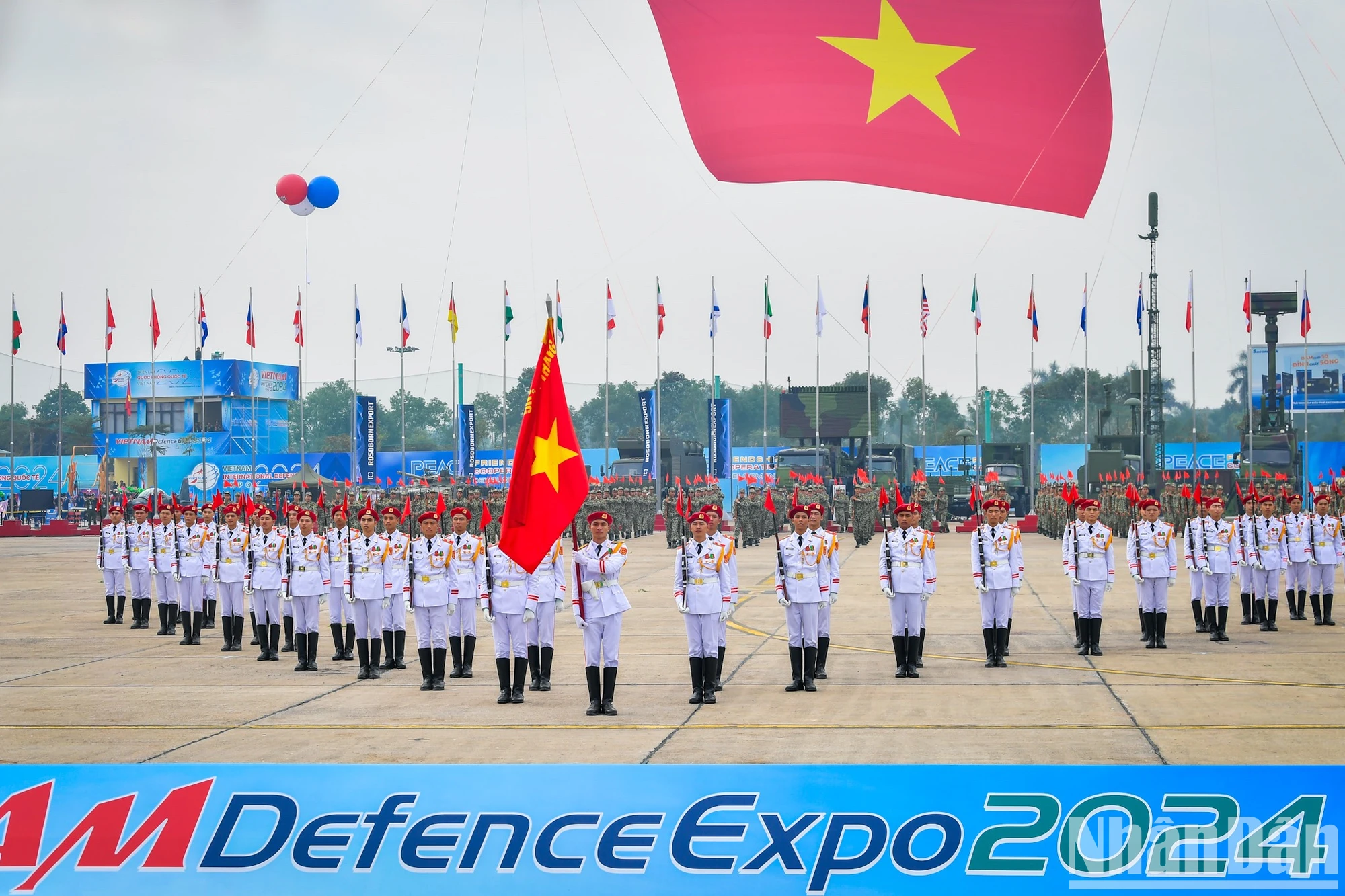 [Photo] Impressive Rehearsal Ceremony of Vietnam International Defense Exhibition 2024 photo 6