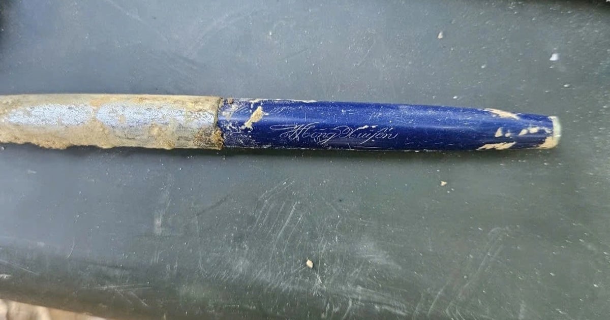 Découverte des restes d'un martyr avec un stylo gravé des mots « Hong Xuyen »